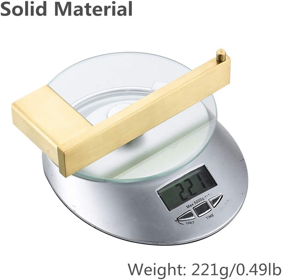 WOMAO Toilet Roll Holder Gold - Image 5