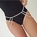 Simsly Waist Body Jewelry with Rhinestone Belly Button Chains for Women and Girls BD-17