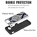 For Samsung Galaxy J3 Emerge Case, J3 2017 Case, J3 Prime Case, Amp Prime 2 Case, Express Prime 2 Case, MagicSky [Shock Absorption] Studded Rhinestone Bling Dual Layer Protective Case Cover (Flower1)
