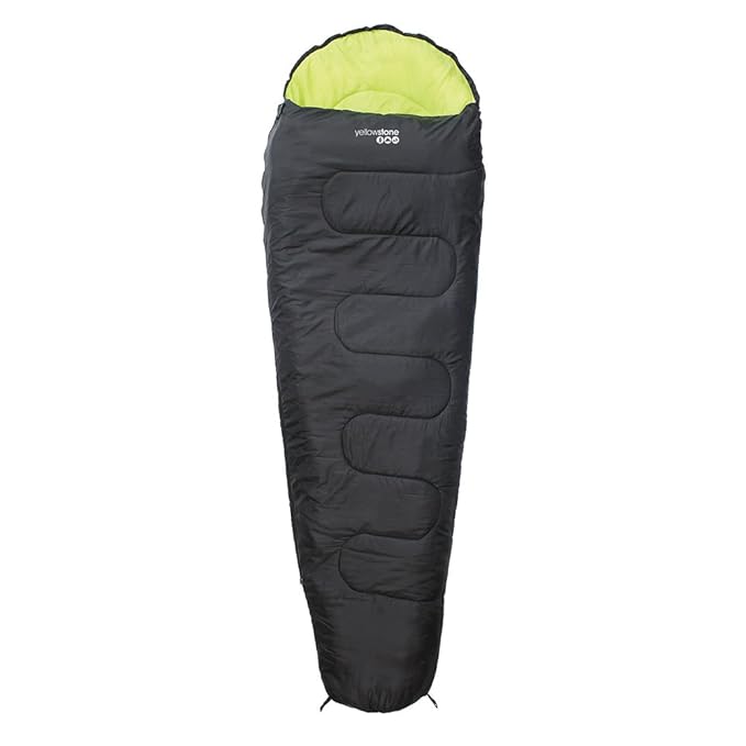 Yellowstone Essential Mummy Sleeping Bag Amazon.co.uk Sports & Outdoors