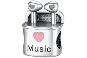 VALGACLS Mom Wife Daughter Love Heart Wedding Rings Charms 925 Sterling Silver Charms for Bracelets Necklace Valentine's Day Mother's Day Jewelry Charm for Women