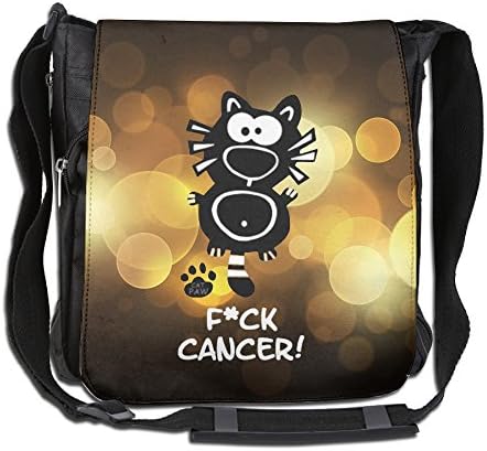 Travel Bag Fuck CancerSmall Crossbody Backpack For Men & Women Height: 30cm, Width 30cm