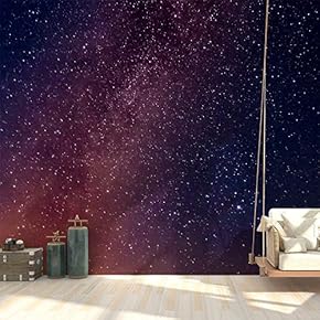 Wall Mural Starry Sky Removable Self-Adhesive Large Wallpaper - 66x96 inches