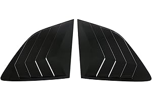 Autophoton for Honda CR-V CRV 2023-2025 Glossy Black Rear Window Louver Shutter Cover Trim 2pcs Car Accessories