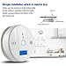 Carbon Monoxide Detector Gas Detection, WJZXTEK Digital Display Carbon Monoxide Alarm, Electronic Equipment, Power Detection Equipment, Alarm Clock Warning (1 Pack)