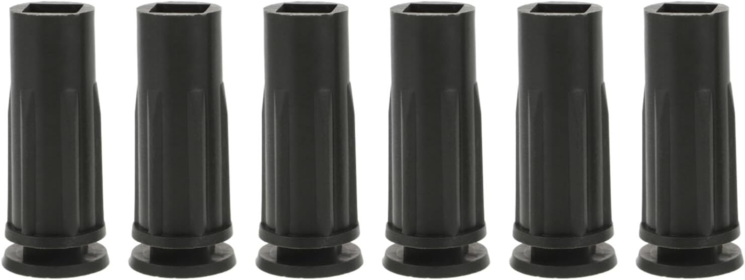 Tree Stands - FOMIYES 6Pcs Christmas Tree Stands, Artificial Christmas Tree Holders Tree Fixators, Plastic Tree Bases for Xmas Tree (Black)