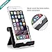 Aibocn Upgraded Multi-Angle Aluminum Stand for Tablets Smartphones and E-Readers Compatible with iPhone iPad Air iPod Samsung Galaxy/Tab HTC Google Nexus LG OnePlus and More, Black