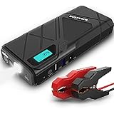 Imazing Portable Car Jump Starter - 1500A Peak 12000mAH (Up to 8L Gas or 6L Diesel Engine) 12V Auto Battery Booster Portable Power Pack with LCD Display