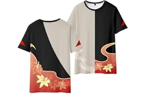 Meuimdry Genshin Impact Shirt and Zip Up Hoodie Kaedehara Kazuha Cosplay Multiple 3D Japanese Style Anime Clothes
