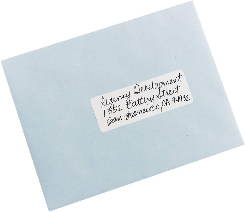 Avery 6113 All-Purpose Labels, 1 x 2.75 Inches, White, Pack of 128 : Office Products