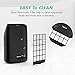Dehumidifier 2000ml, Electric Dehumidifiers with Easy Clean Filter and Auto-off, Ultra Quiet Air Cleaner for Help Dry Home Bedroom Bathroom Closet Wardrobe Caravan Office (T8P-L)