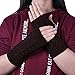2/3 Pairs Winter Warm Knit Fingerless Gloves for Women Cable Fingerless Arm Warmers Mittens(05-2Pairs,White+Coffee)