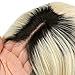 Lace Front Wig 1B/613 Pre Plucked 180% Density Ombre Bob Human Hair Wigs 10 Inch Glueless Short 1B Ombre Bob Hairstyles 13×4 Middle Part Bleached Knots
