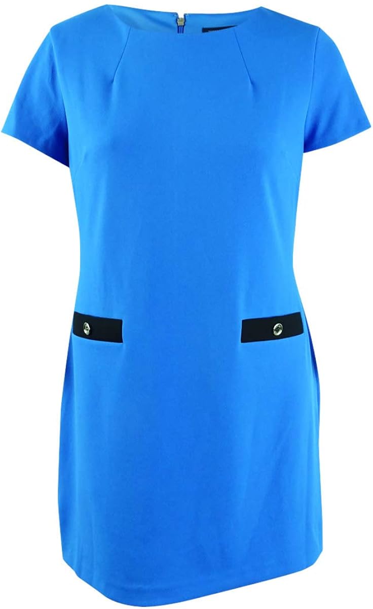 tommy hilfiger faux pocket dress