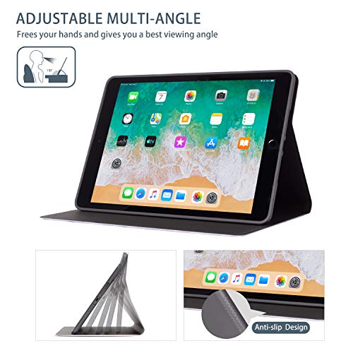 MarinaVida iPad 10.2 Case for New iPad 7th Generation 2019, iPad 8th Case Generation 2020, Premium Protective Smart Leather Case Auto Sleep/Wake Multi-Angle iPad Cover for iPad 7th/8th Gen