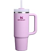 STANLEY Quencher H2.0 Tumbler with Handle and Straw 30 oz | Flowstate 3-Position Lid | Cup Holder Compatible for Travel | Insulated Stainless Steel Cup | BPA-Free | Soft Orchid