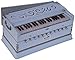 Harmonium White Pro Grade By Kaayna Musicals, 11 Stop- 6 Main & 5 Drone, 3½ Octaves, Coupler, Gig Bag, Bass/Male Reed Tuned- 440 Hz, Suitable for Peace, Yoga, Bhajan, Kirtan, Shruti, Mantra, etc