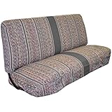 Full Size Truck Bench Seat Covers - Fits Chevrolet, Dodge, and Ford Trucks (Gray)