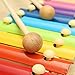 8 Notes Musical Xylophone Piano Wooden Instrument Educational Baby Child Toy