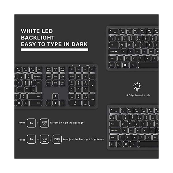 Wireless-Backlit-Keyboard-and-Mouse-Combo-Jelly-Comb-Illuminated-Rechargeable-USB-Keyboard-and-Mice-Qwerty-UK-Layout-for-PC-Laptop-Computer-with-Windows-System-24-G-Wireless-Space-Gray Wireless Backlit Keyboard and Mouse Combo, Jelly Comb Illuminated Rechargeable USB Keyboard and Mice Qwerty UK Layout…