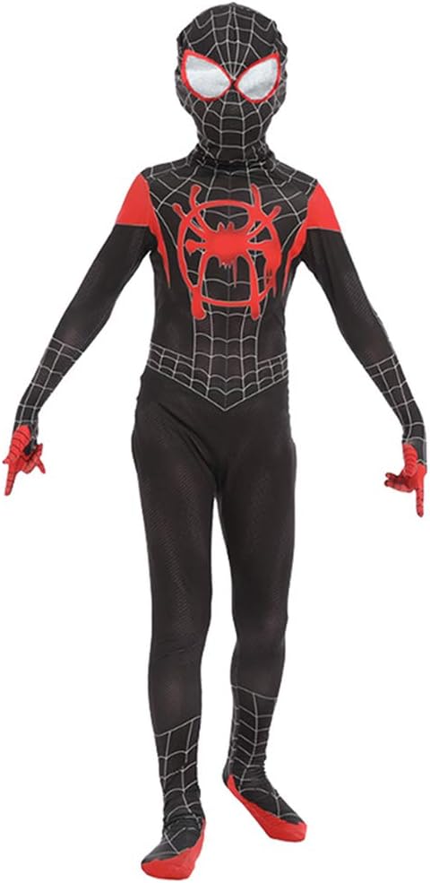 Movie Cosplay Costume Printing Spider Pattern Jumpsuit Onesies Printing Hoodie