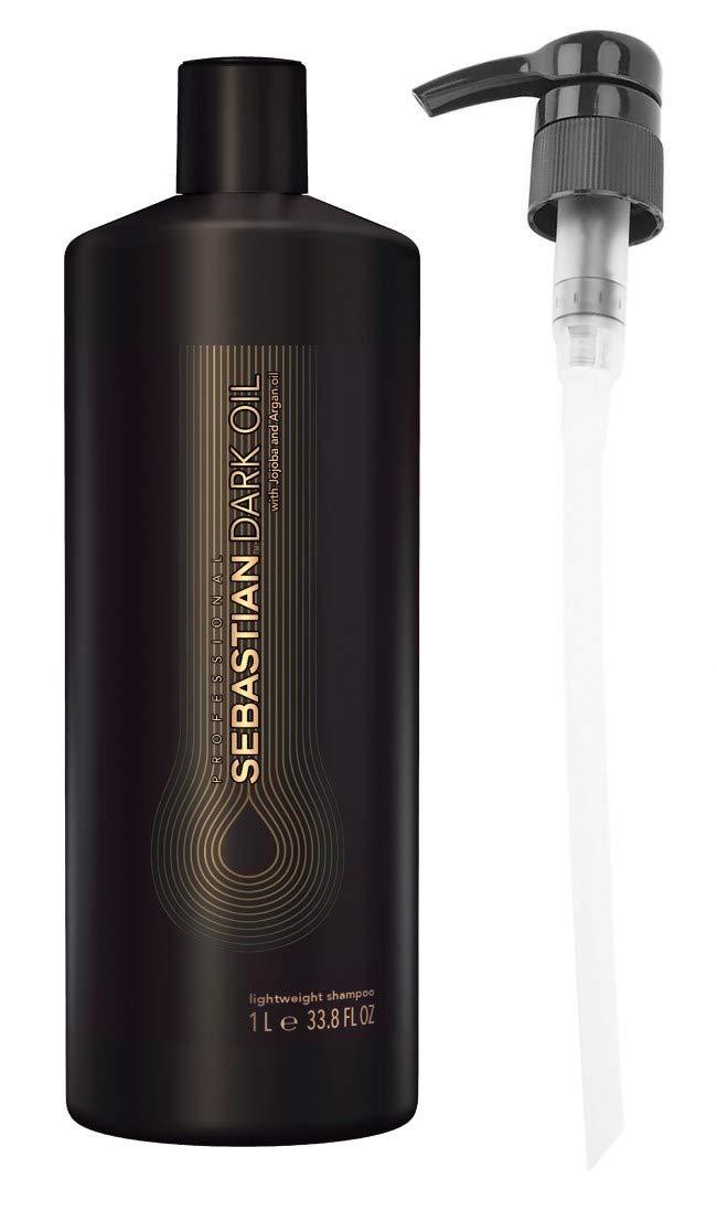Sebastian Professional Dark Oil Lightweight Shampoo 1000ml with Pump dispenser