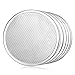 New Star Foodservice 50943 Restaurant-Grade Aluminum Pizza Baking Screen, Seamless, 10-Inch, Pack of 6