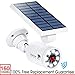 Motion Sensor Outdoor Solar Lights Waterproof Aluminum alloy(Not plastic) Solar Spot Lights, Solar Motion Detector Lights for Outside Patio Porch Wall Driveway Garden, 100-Week FREE Refund/Replacement