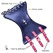 Sexy Punk Bustiers Integrated Strap-on Lockable Adjustable Waist Belt Soft Leather Tight Corset, BDSM for Adults Sex Toys, Cosplay Restraint Training Toy (Padlock 3 Pieces)thumb 1