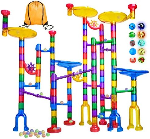 Meland Marble Run - 122Pcs Marble Maze 