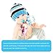 Hombae Baby Pacifier Holder Stuffed Animal for Baby Girls, Infant Soothie Pacifier and Teether Holder with Clip, BPA-Free Baby Shower Gift for Boys & Girls, Elephant