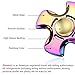 ATESSON Fidget Spinner Toy Ultra Durable Stainless Steel Bearing High Speed Spins Precision Metal Hand Spinner EDC ADHD Focus Anxiety Stress Relief Boredom Killing Time Toys