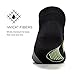 Feetures! Men's Elite Ultra Light No Show Tab, black + Reflector, large