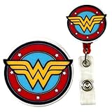 Wonder Woman Inspired Symbol Decorative ID Badge Holder