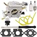 Yooppa Carburetor for Poulan Pro PP5020AV PP5020 PP5020AVX Chainsaw 2 Stroke PP4818A Gas Chainsaw 573952201/573 95 22-01 Craftsman 358.350980 358.350981 358.350982 Zama C1M-W47 Carburetor