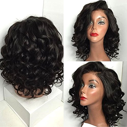 Elva Hair Glueless Full Lace Wigs Unprocessed Brazilian Virgin Hair Full Lace Human Hair Wigs for Black Women,lace Front Wig Short Wigs