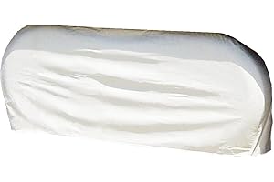 ADCO 3923 White Double Axle Tyre Gard Wheel Cover, 27 Inch to 29 Inch, White