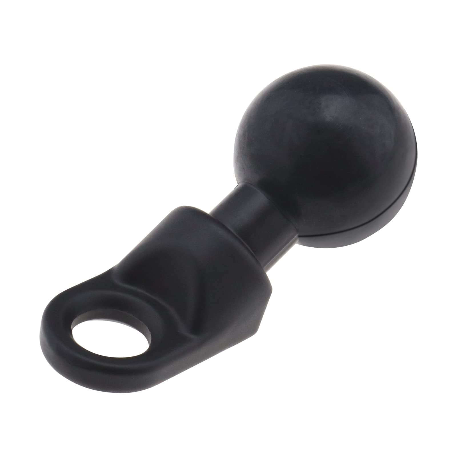 eMagTech Aluminum Alloy Ball Mount Base Angled Bolt Head Adapter Ball Base Compatible with RAM Mounts B Size 1 Inch Motorcycle Phone Mount Holder