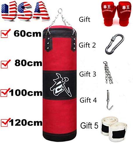 punching bag filling sawdust