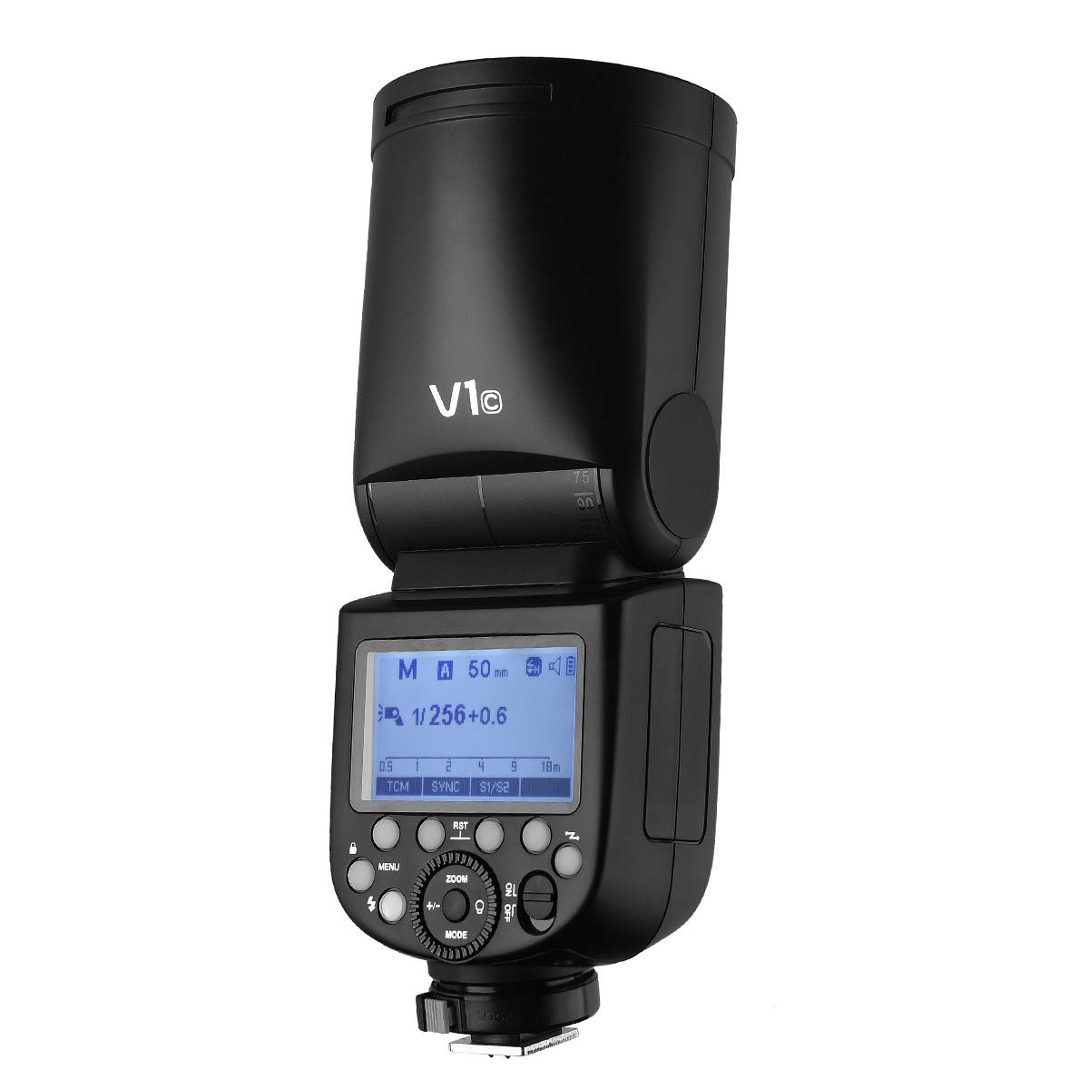V1 V1-C Flash for Canon Camera Flash Speedlite, 1/8000S HSS 76Ws 2.4G Wireless Round Head Speedlight for Canon 6D 7D 50D 60D 500D 550D 600D 650D 1000D 1100D 1DX 580EX II 5D Mark II III, etc