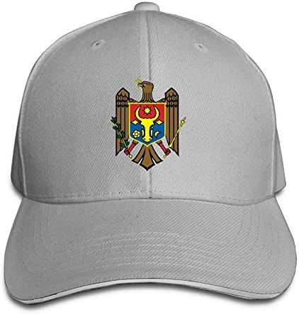 Coat of Arms of Moldova Men's Novelty Flat Hat Baseball Cap Hip-Hop Peaked Cap For Four Seasons