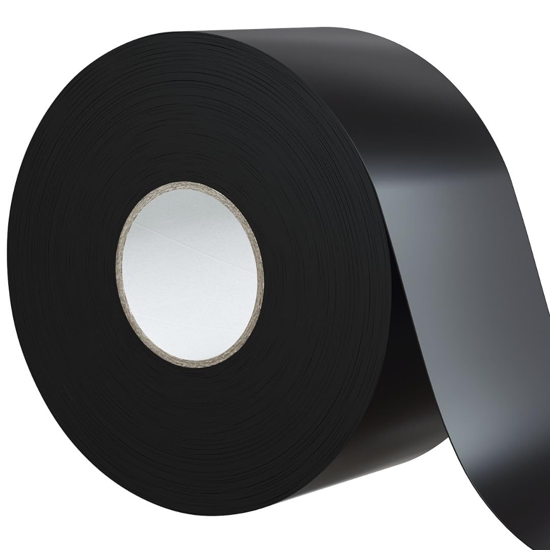 Gocableties 1 Roll, Black Self Amalgamating Tape, 50mm x 10m, Waterproof Rubber Tape for Cable and Pipe Repair, Sealing Joints, and Insulating Electrical Connections