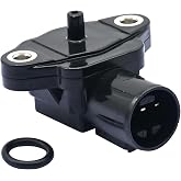 HHKSC Manifold Absolute Pressure MAP Sensor L4 V6 2.2L 2.3L 3.0L 1.8L 3.2L | Compatible with Honda Accord Civic Civic Del Sol Cr-V Odyssey Prelude S2000 Oasis 2.7L 1.5L 1.6L 2.0L 3.5L 216503 219333