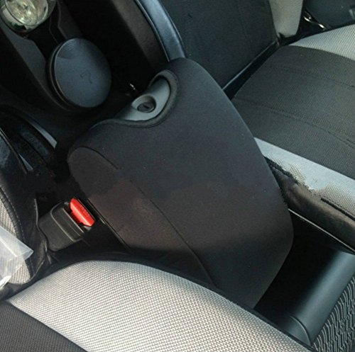 FMtoppeak Neoprene Center Console Armrest Cushion Pad Guard for 2011-2017 Jeep Wrangler JK Sahara Sport Rubicon X & Unlimited