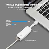TP-Link UE300 USB 3.0 to Ethernet Adapter Gigabit LAN RJ45 for Laptop Ultrabook view 5