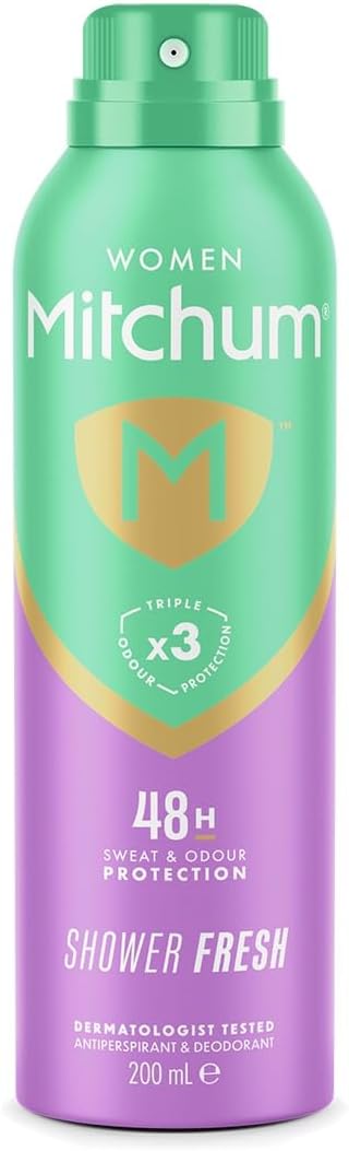 Mitchum Women Triple Odor Defense 48HR Aerosol Deodorant Anti-Perspirant Shower
