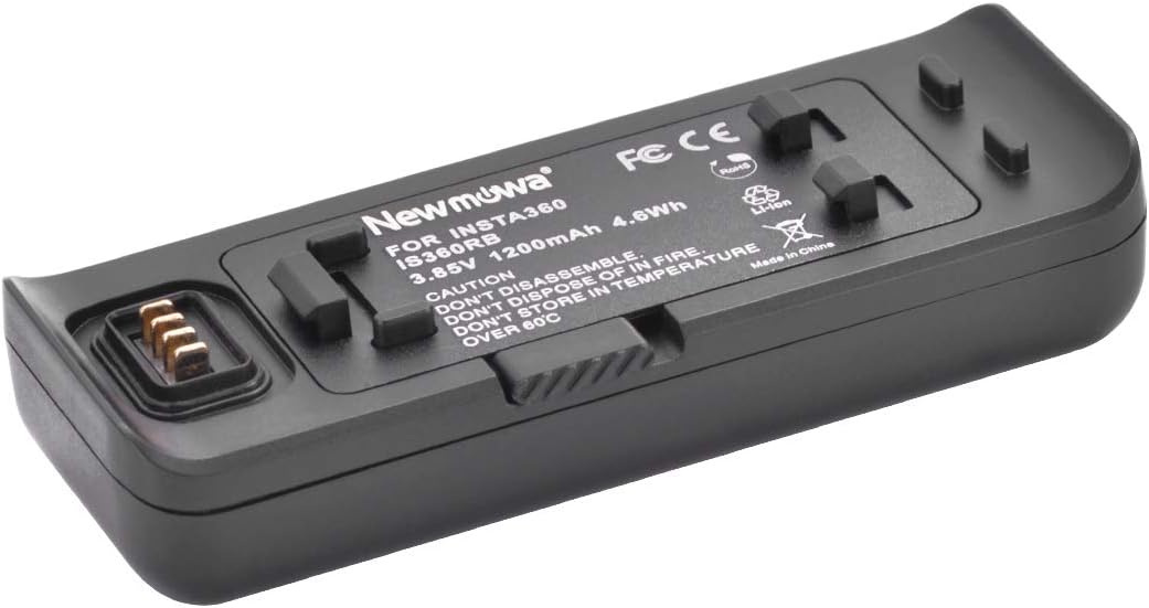 Newmowa Rechargeable Replacement Li-ion Battery for Insta 360 ONE R, Insta360 ONE RS, Red - Image 4