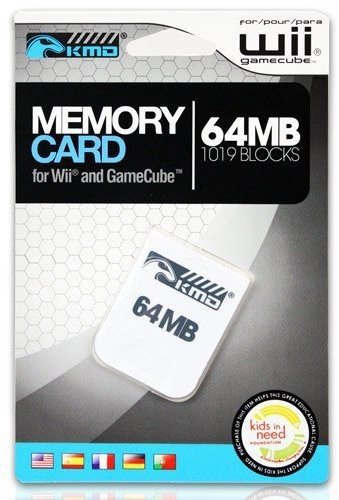 KMD Wii/Gamecube 64MB 1019 Blocks Memory Card