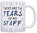 Boss Gifts for Women Funny Tears of my Staff Boss Appreciation Gifts for Women 11oz Ceramic Coffee Mug with Handle