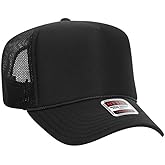 Otto Cap 5-Panel High Crown Mesh Back Trucker Hat
